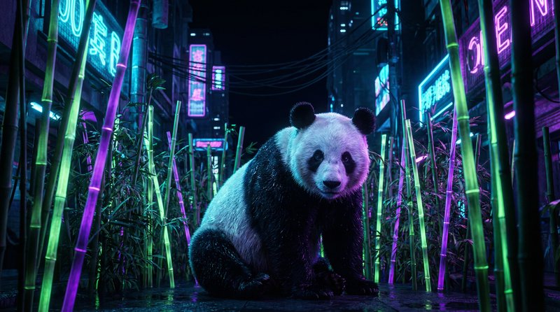 精神小妹熊猫写真视频